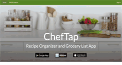 Desktop Screenshot of cheftap.com