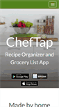 Mobile Screenshot of cheftap.com
